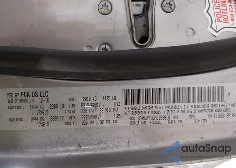 2017 Jeep Patriot Latitude Fwd z USA, uszkodzony, nr VIN 1C4NJPFB8HD183818